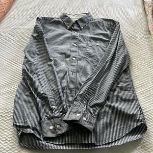Men’s French Connection, M grey striped shirt